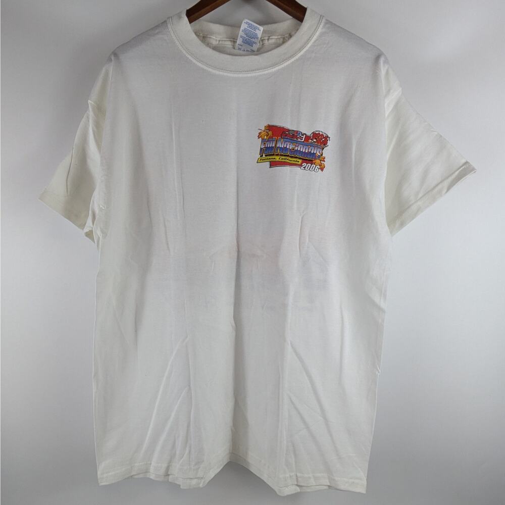 Vintage 2006 Mens Drag Racing L T-Shirt OB Inc Fall Nationals PSCA Fontana Cali - Picture 1 of 7